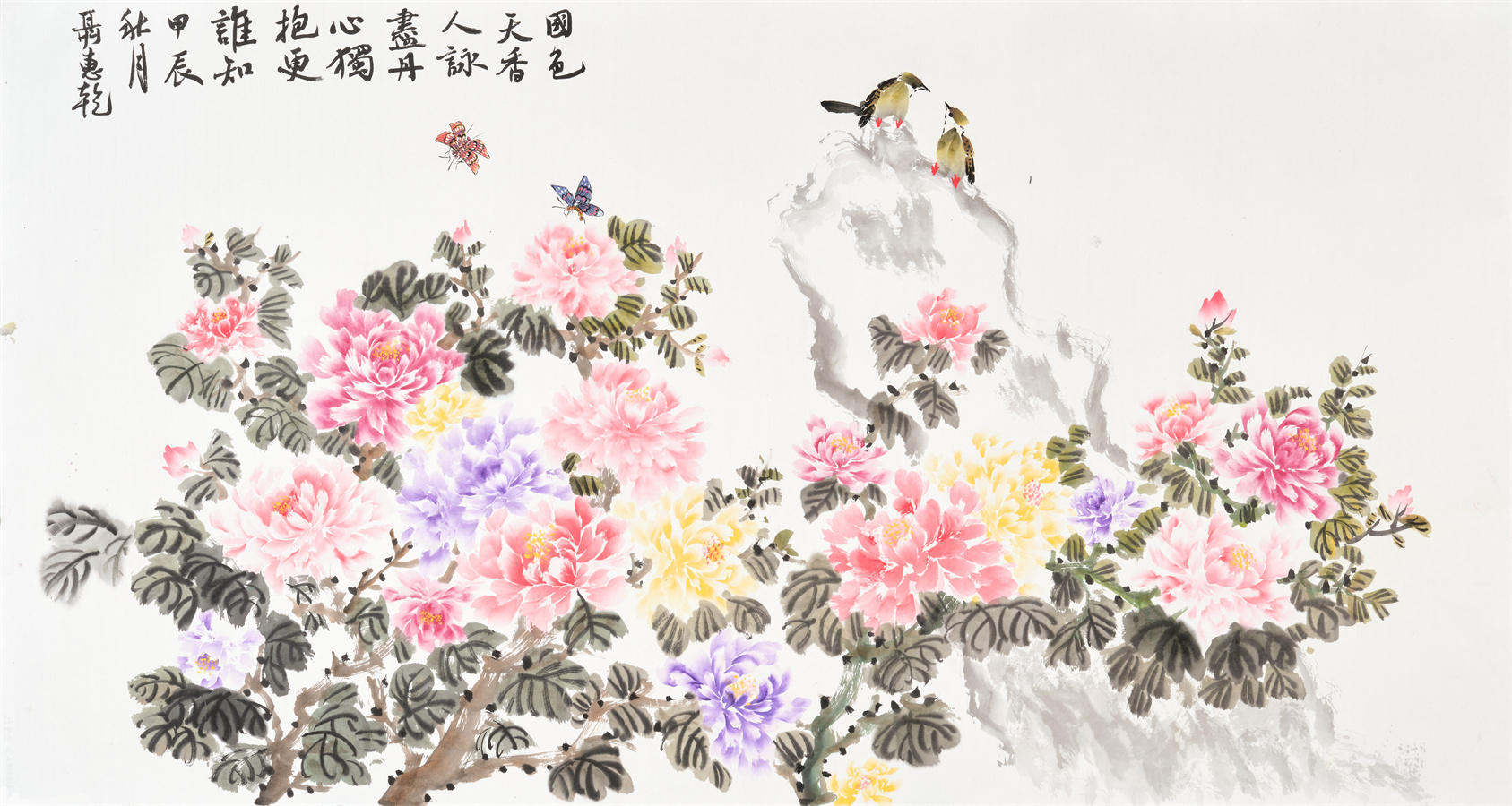 13.国色天香 国画   138x68cm 聂惠乾.jpg