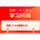 同学党的二十大报告 | 学习问答