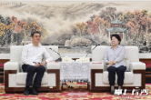 吴桂英会见南昌市党政代表团一行