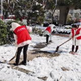 铲冰除雪再行动 让服务更有“温度”