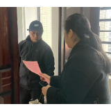 “敲门行动”鸣警钟 安全宣传入人心
