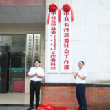 正式揭牌!中共长沙县委社会工作部成立