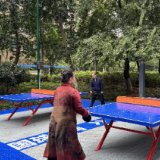 惠民办实事 乒乓联民心