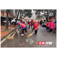 全民大清洁 金盆岭街道开启“美颜”模式