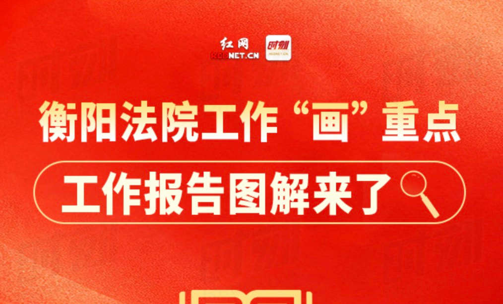 图解｜衡阳法院工作“画”重点，工作报告图解来了