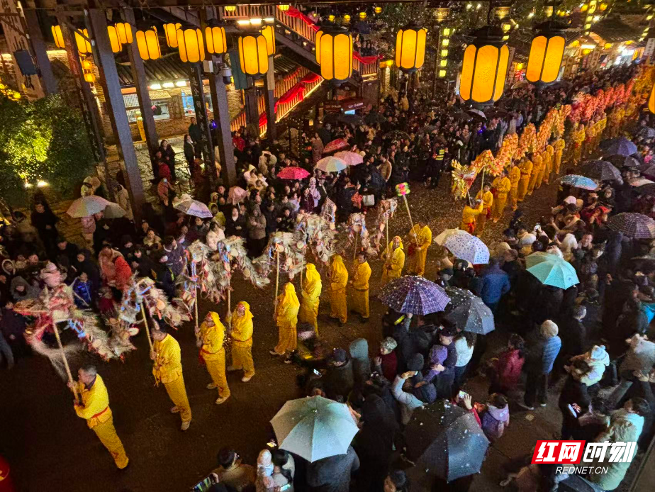 赏龙狮、游古渡、看演艺，衡山县万人空巷“闹”元宵