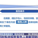 美媒：美种族歧视致有色人种新冠肺炎死亡率高