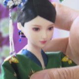 给BJD娃衣刺绣 让满绣成为致富手艺