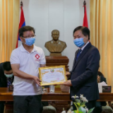 中国专家组完成对老挝医疗和防控骨干的培训工作