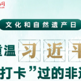 文化和自然遗产日，重温习近平“打卡”过的非遗