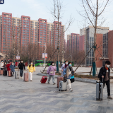 陕西西安低风险区高校学生开始错峰有序返乡