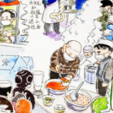 她画下震区“热气蒸腾”的人心