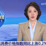 国家统计局：5月居民消费价格指数同比上涨0.2%