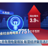 上半年用电量增加 彰显经济复苏活力