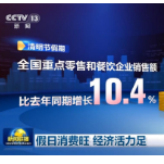 假日消费旺 经济活力足