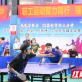 第五届“创业、创新杯”企业乒乓球大众赛完赛 湖南出版集团队夺冠