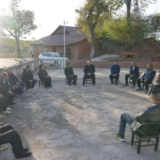 谢卫江在平江县安定镇小田村宣讲党的二十届四中全会精神