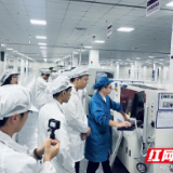 产教融合新实践！岳阳现代服务职业学院学子沉浸式探访新紫光ICT“未来工厂”