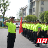 岳阳县巴陵先锋退役军人志愿服务队护航高考 携手企业共筑温情防线