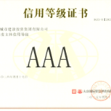 岳阳城投集团荣获AAA级信用评级
