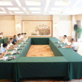 谢卫江与福建植护网络科技有限公司董事长占跃钟一行座谈