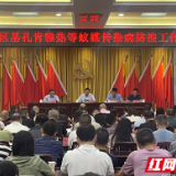岳阳楼区召开基孔肯雅热等蚊媒传染病防控工作部署会