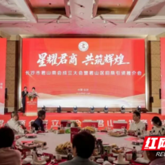 长沙市君山商会成立大会暨招商引资推介会成功举行
