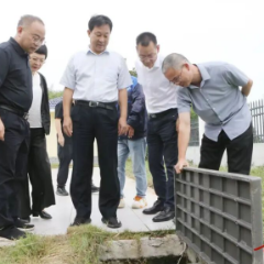 李挚暗访督导水环境治理并开展巡湖