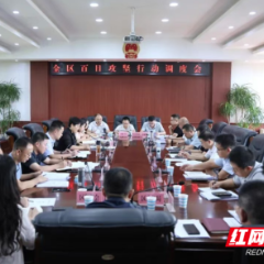 君山区百日攻坚行动调度会召开