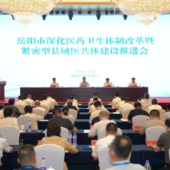 谢卫江出席岳阳市深化医药卫生体制改革暨紧密型县域医共体建设推进会
