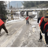 临湘市羊楼司镇: 铲雪除冰保畅通 敲门送暖献“爱心”