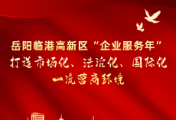 长图丨让企业站“C位”！岳阳临港高新区推出“企业服务年”硬核举措
