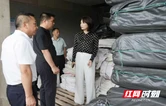 李佳谕督导检查君山区应急物资管理工作