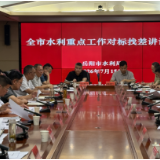 岳阳市水利局召开全市水利重点工作对标找差讲评会议