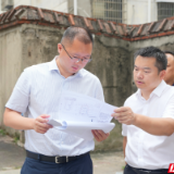 杨钦涵调研岳阳楼区城市更新工作