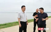 陈淼检查君山区防汛工作