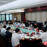 岳阳楼区召开产业发展项目洽谈会