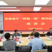 省商务厅“两稳一促”调研指导组来岳考察