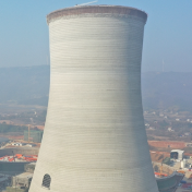 排烟冷却塔结顶！国能湖南岳阳电厂迎工程里程碑节点