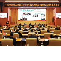 怀化市国资系统国企党组织书记抓基层党建工作述职评议会议召开