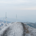 组图丨冰雪风电美如画