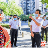 许忠建在看望慰问国庆假期值班值守工作人员时要求：加强值班值守 确保安乐祥和