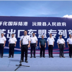 视频 | 沅陵碣滩茶专列发车 价值6000万