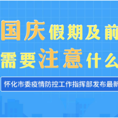 图解丨收藏收藏！国庆假期前后入怀离怀主要防疫政策