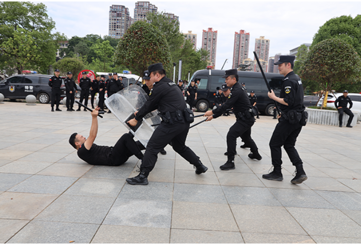 高温下，沅陵特警实战练兵正酣