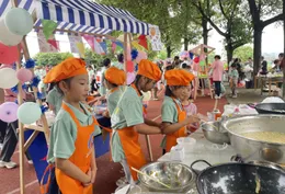 洪江市黔城镇中心小学举行劳动教育开放日活动