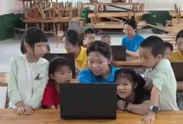 湖南工商大学师生走进通道木脚村 科技课堂赋能乡村暑期