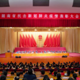 湖南省抗击新冠肺炎疫情表彰大会在长举行