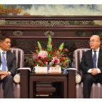 朱国贤会见老挝驻长沙新任总领事颂奇·旺康