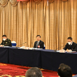 张庆伟参加解放军和武警部队代表团审议：发扬拥军优属拥政爱民光荣传统 把新时代强军事业不断推向前进